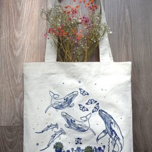 Tote bag ballenas voladoras